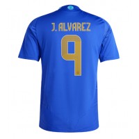 Pánský Fotbalový dres Argentina Julian Alvarez #9 Copa America 2024 Venkovní Krátký Rukáv